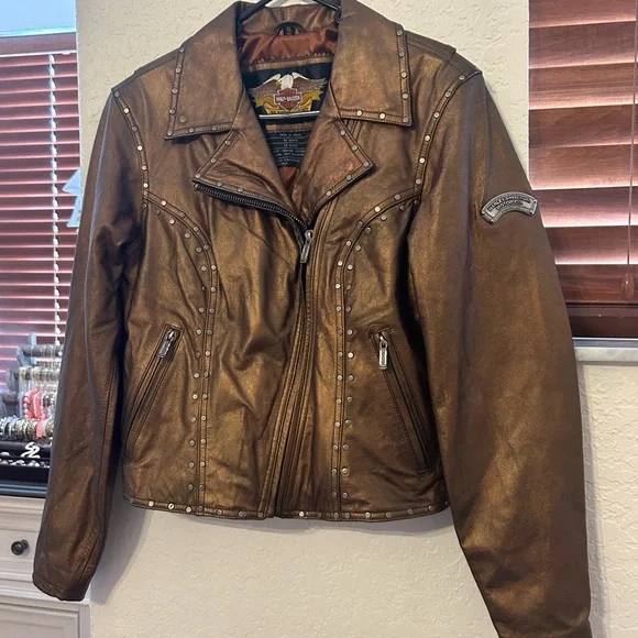 Authentic Women's Harley Davidson All American Legend Leather Coat